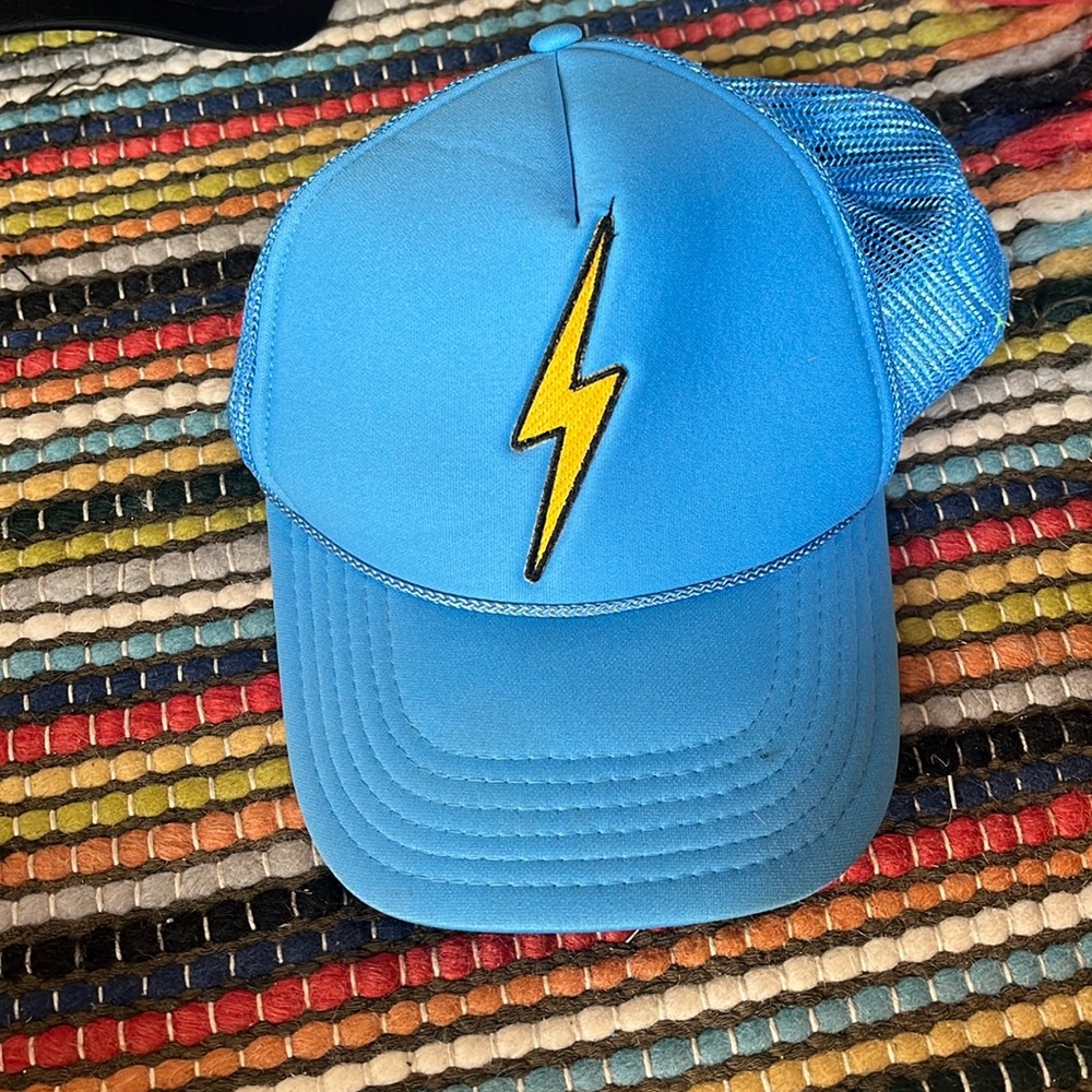 Vintage bolt trucker hat